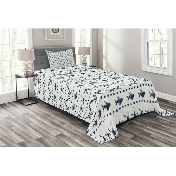 Nautical Knot Compass Anchor Pattern Sea World Ocean Life Grunge Illustration Ambesonne Marine Duvet Cover Set Blue White Decorative 2 Piece Bedding Set with 1 Pillow Sham Twin Size Nautical Knot Compass Anchor Pattern Sea World Ocean Life Grunge Illustration Ambesonne Marine Duvet Cover Set Blue White Decorative 2 Piece Bedding Set with 1 Pillow Sham Twin Size